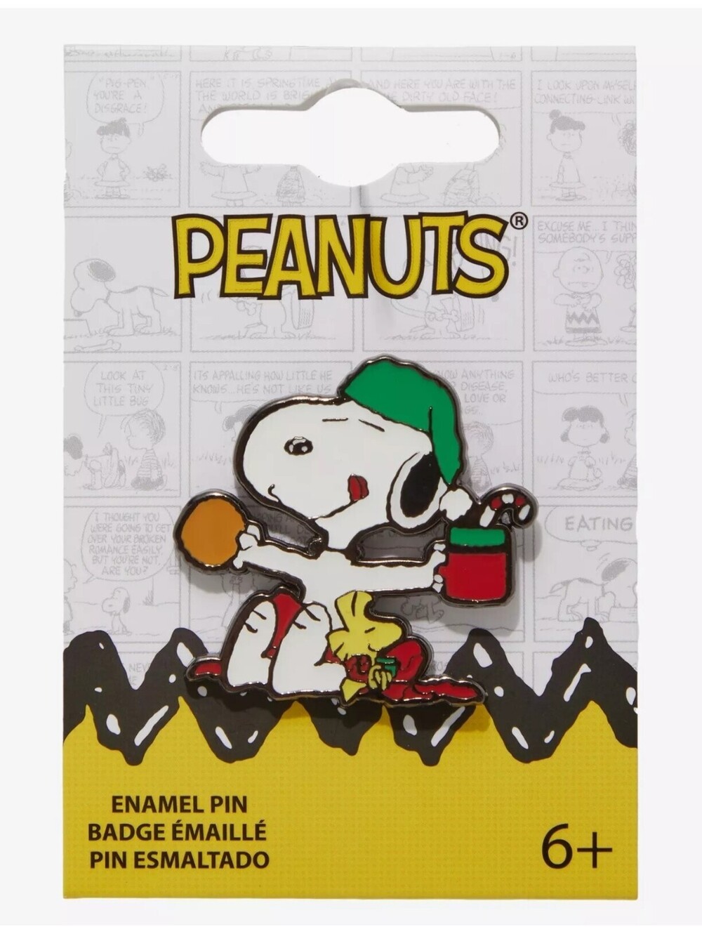 Loungefly Peanuts Snoopy & Woodstock Hot Cocoa Enamel Pin